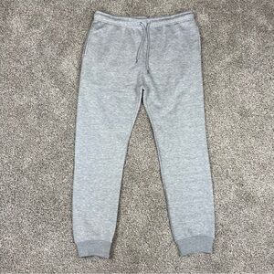 Pennant men’s sweatpants Large cotton/poly ribbed ankle